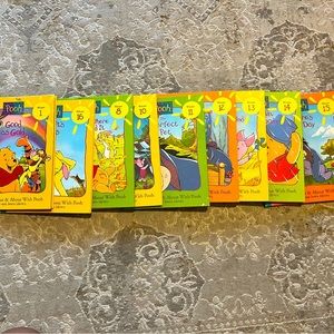 DISNEY’S Out & About with Pooh Book set (1996)